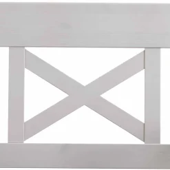 Wohnen Küchenbänke|Esszimmerbänke*Truhenbank Yoan in Grau Weiß