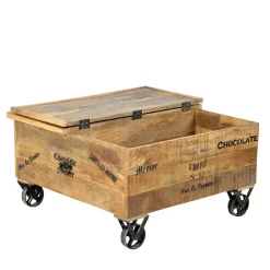 Wohnen Holztruhen*Truhen-Couchtisch Indri aus Mango Massivholz