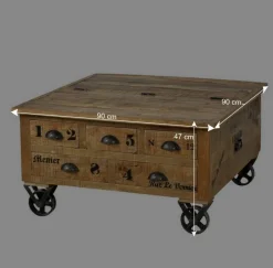 Wohnen Holztruhen*Truhen-Couchtisch Indri aus Mango Massivholz