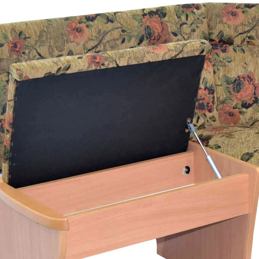 Wohnen Truhen-Eckbank in Buche - Gifion