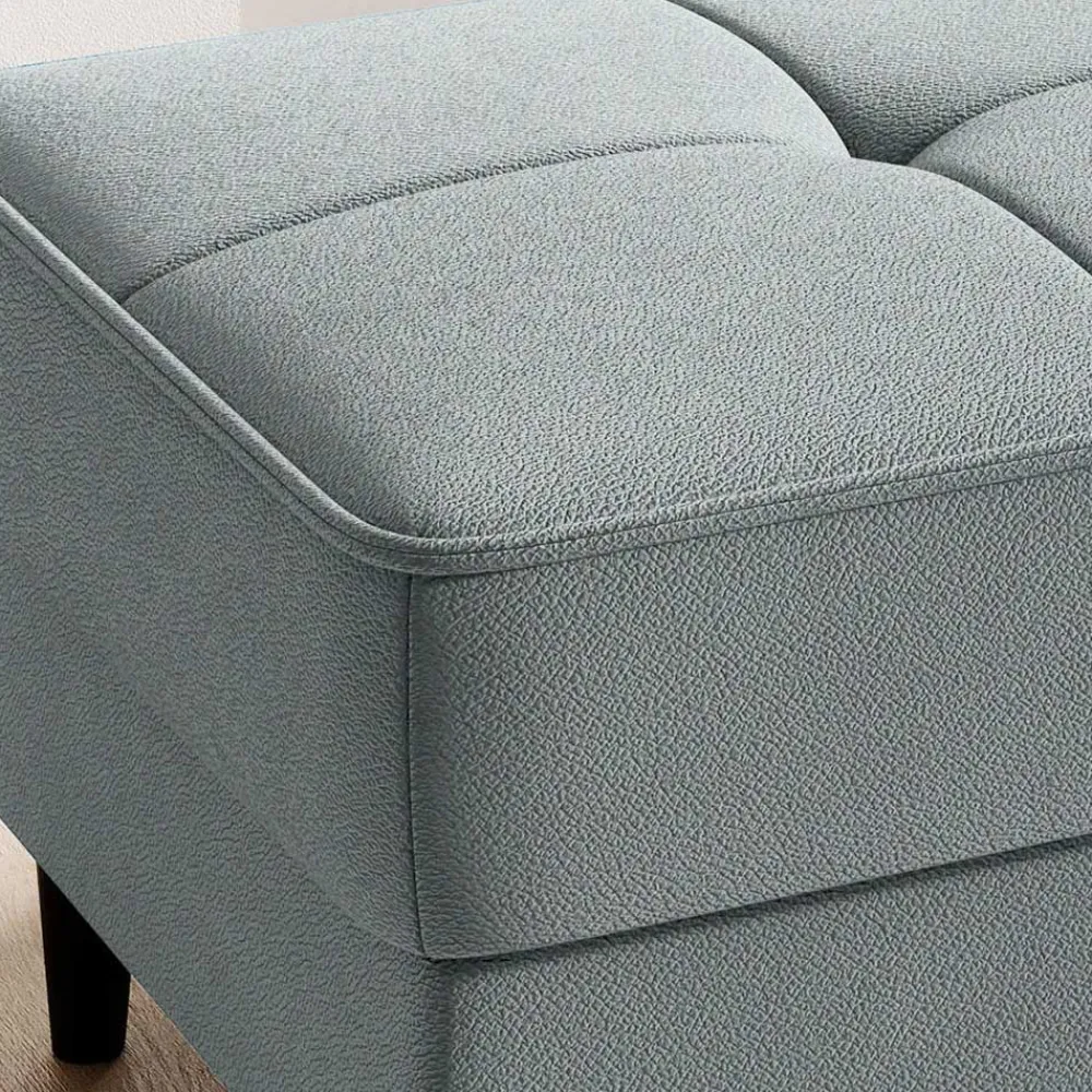 Wohnen Barhocker|Hocker*Truhenhocker in Mintgrün Strukturstoff - Talateo