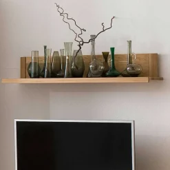 Wohnen TV Anbauwand Croconia aus Wildeiche Massivholz (vierteilig)