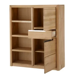 Wohnen TV Anbauwand Croconia aus Wildeiche Massivholz (vierteilig)