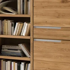 Wohnen TV Anbauwand Croconia aus Wildeiche Massivholz (vierteilig)