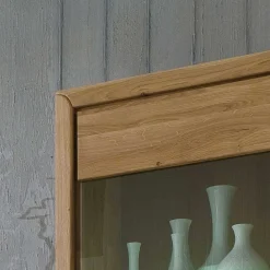 Wohnen TV Anbauwand Croconia aus Wildeiche Massivholz (vierteilig)