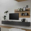 Wohnen Wohnzimmerschränke|Wohnwände*TV Anbauwand für Fernseher hängend - Ahilav I (dreiteilig)