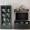 Wohnen TV Anbauwand in Dunkelgrün - Niestov (dreiteilig)