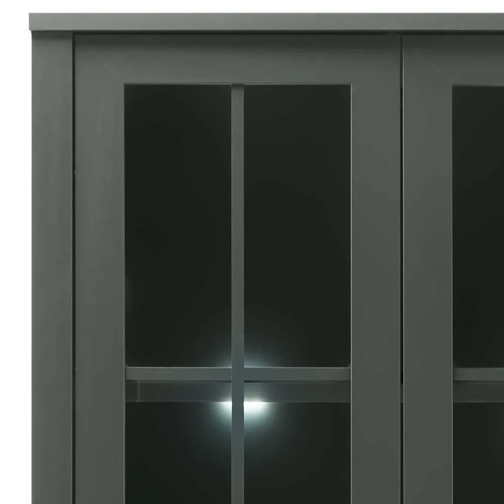 Wohnen TV Anbauwand in Dunkelgrün - Niestov (dreiteilig)