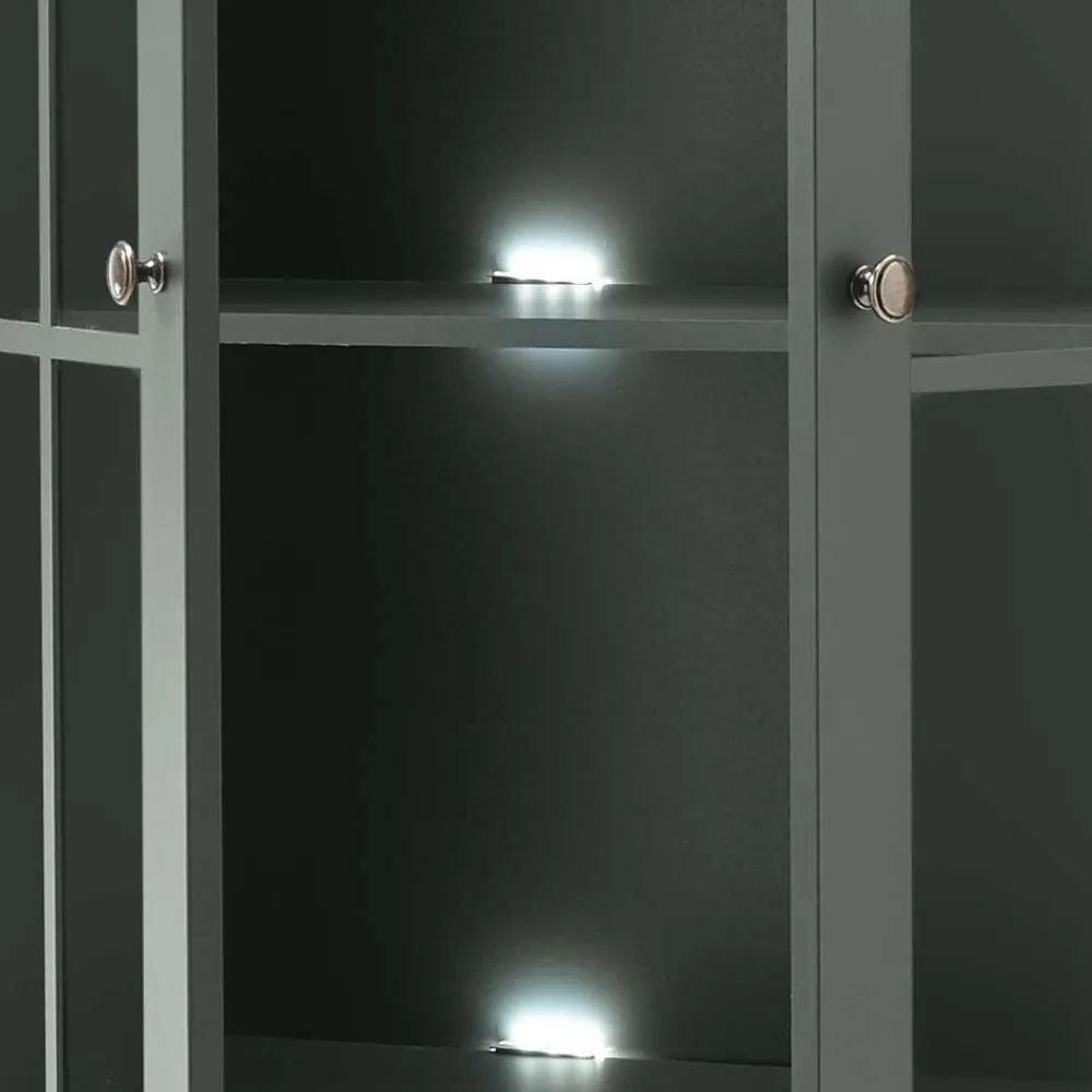 Wohnen TV Anbauwand in Dunkelgrün - Niestov (dreiteilig)