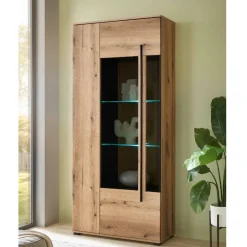 Wohnen Wohnwände|Wohnwand*TV Anbauwand in Eiche - Brocus (vierteilig)