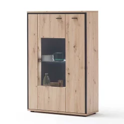 Wohnen TV Anbauwand in Eicheoptik - Nikdus (vierteilig)