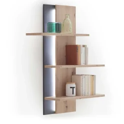 Wohnen TV Anbauwand in Eicheoptik - Nikdus (vierteilig)