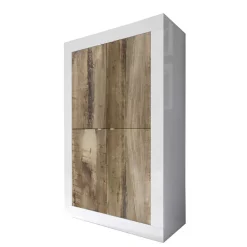 Wohnen TV Anbauwand Kombination modern - Olvenion (dreiteilig)