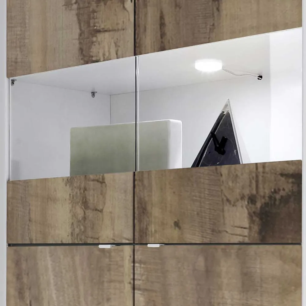 Wohnen TV Anbauwand Kombination modern - Olvenion (dreiteilig)