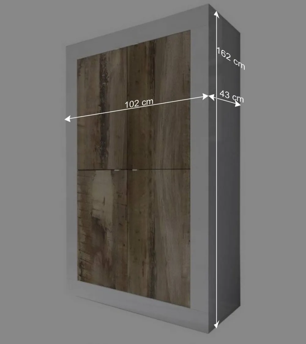 Wohnen TV Anbauwand Kombination modern - Olvenion (dreiteilig)