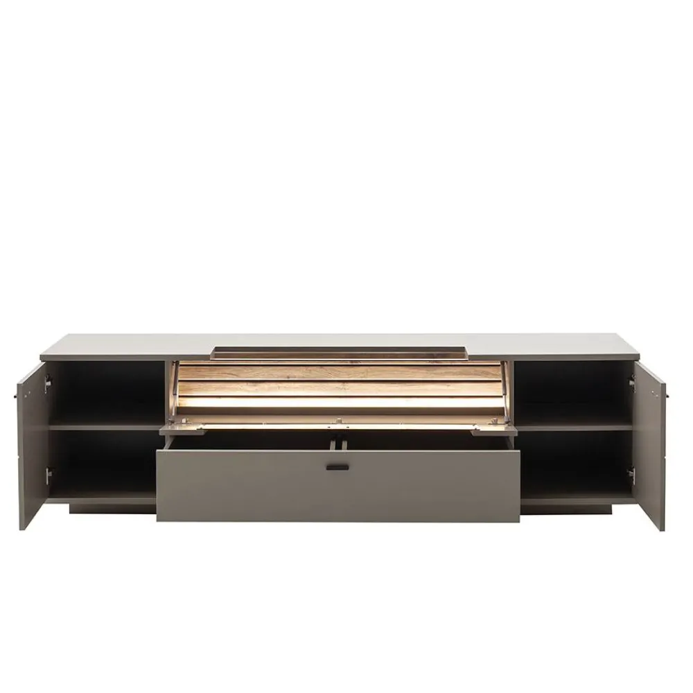 Wohnen Wohnwände|Wohnwand*TV Anbauwand Möbel in Grau - Teorina (dreiteilig)