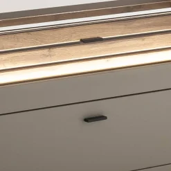 Wohnen Wohnwände|Wohnwand*TV Anbauwand Möbel in Grau - Teorina (dreiteilig)