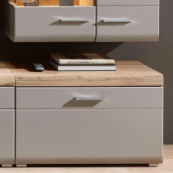 Wohnen TV Anbauwand Möbel mit LED Licht - Fraguca (fünfteilig)