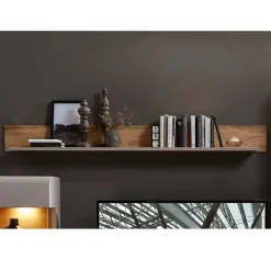 Wohnen TV Anbauwand Möbel mit LED Licht - Fraguca (fünfteilig)