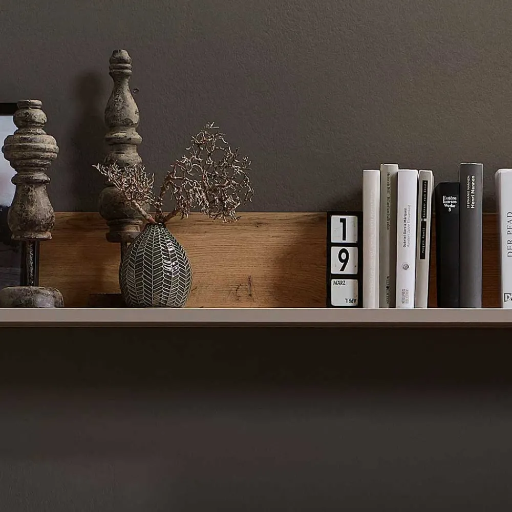 Wohnen TV Anbauwand Möbel mit LED Licht - Fraguca (fünfteilig)