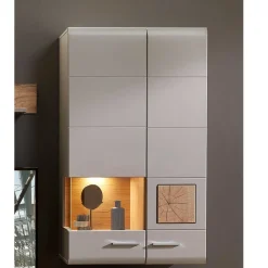 Wohnen TV Anbauwand Möbel mit LED Licht - Fraguca (fünfteilig)