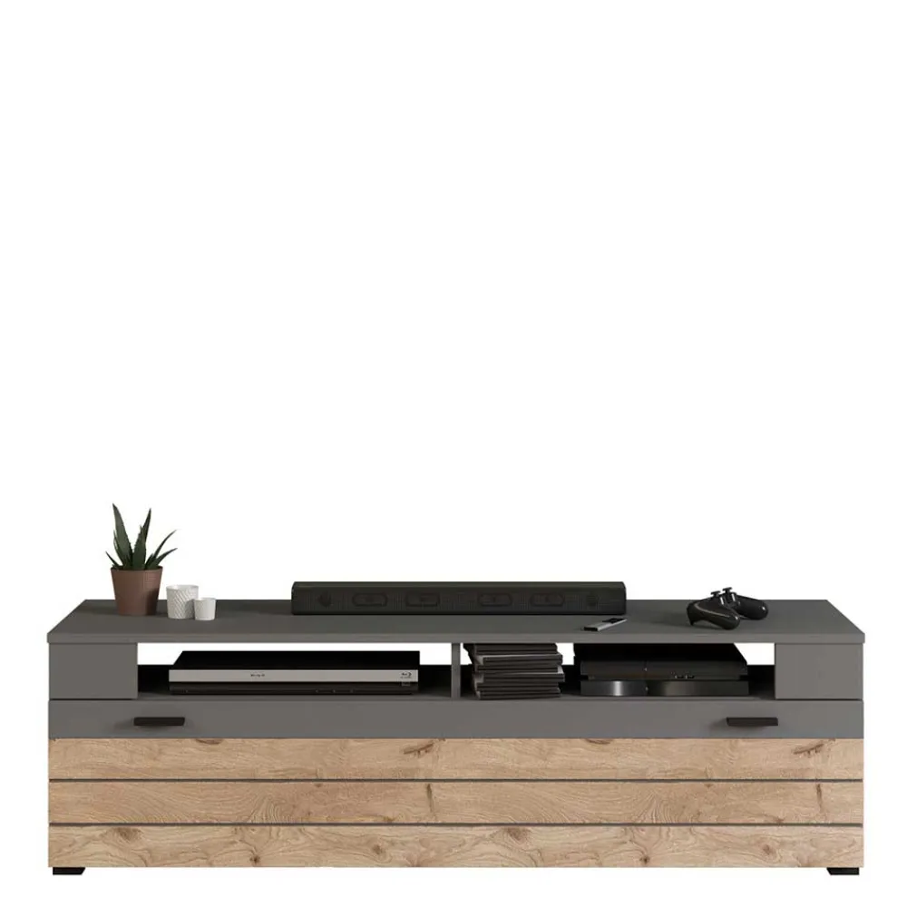 Wohnen TV Anbauwand Möbel-Kombi modern - Scarlett (dreiteilig)