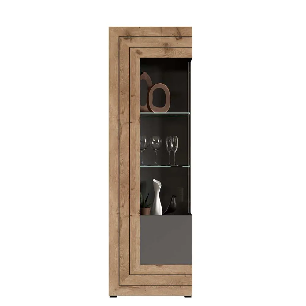 Wohnen TV Anbauwand Möbel-Kombi modern - Scarlett (dreiteilig)