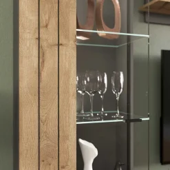 Wohnen TV Anbauwand Möbel-Kombi modern - Scarlett (dreiteilig)