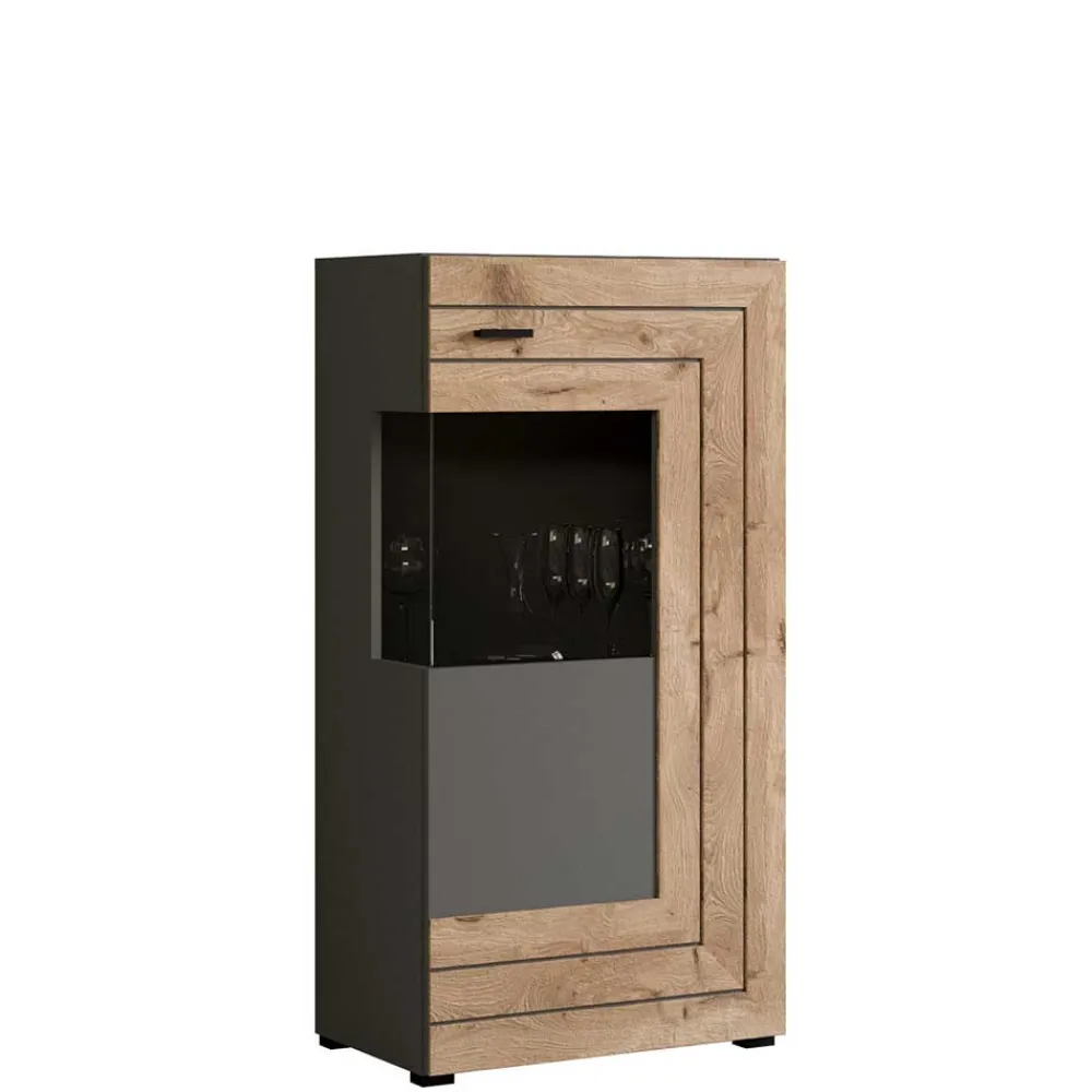 Wohnen TV Anbauwand Möbel-Kombi modern - Scarlett (dreiteilig)