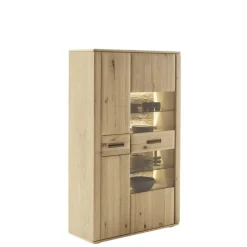 Wohnen TV Anbauwand Möbelset modern - Jevedaz (dreiteilig)