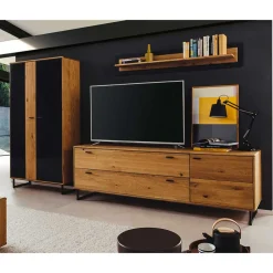 Wohnen Wohnwände|Wohnwand*TV Anbauwand Schränke - Flacona (dreiteilig)