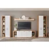 Wohnen Wohnzimmerschränke*TV Anbauwand Set - Adejano (vierteilig)