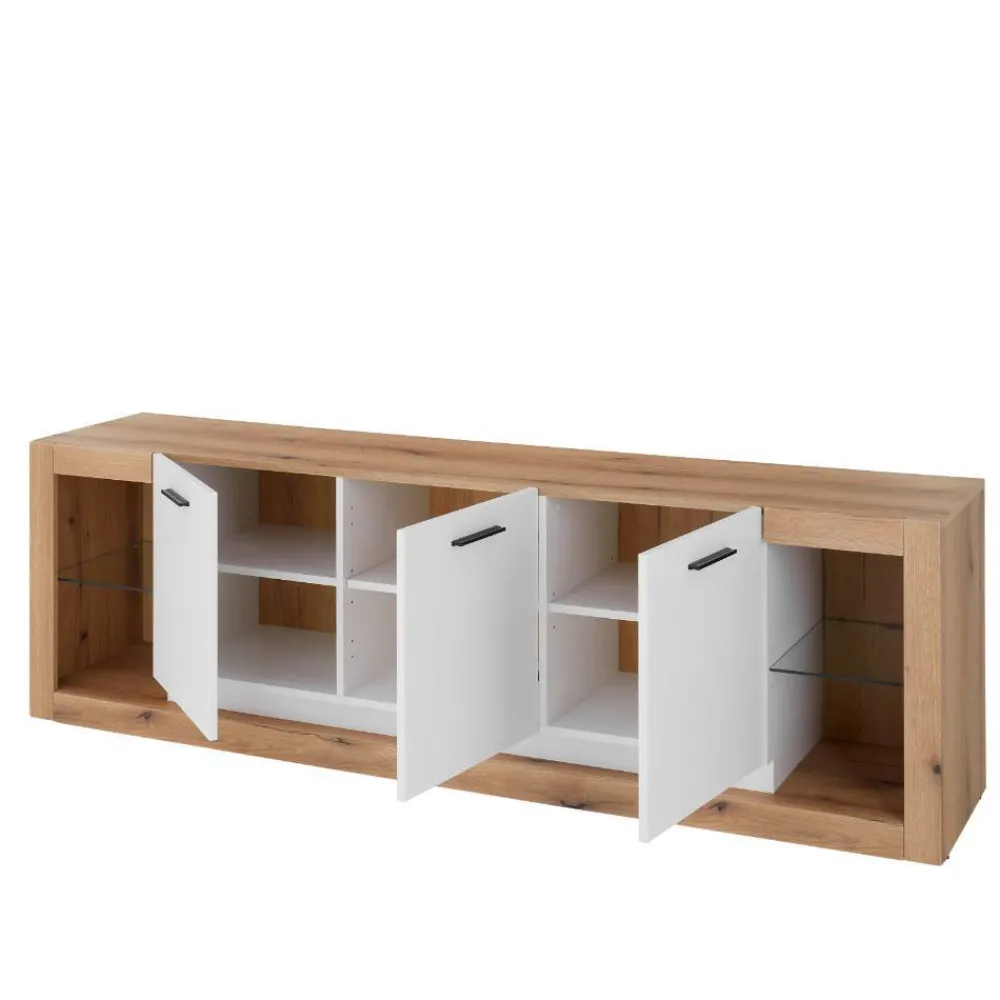 Wohnen Wohnzimmerschränke*TV Anbauwand Set - Adejano (vierteilig)