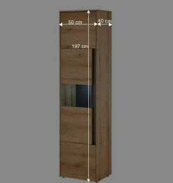 Wohnen TV Anbauwand Set - Colomania (fünfteilig)