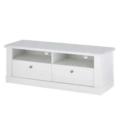 Wohnen Wohnwände|Wohnwand*TV Anbauwand Set in weißer Holzoptik Pinie - Liancos (vierteilig)