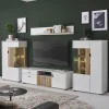 Wohnen TV Anbauwand Set modern - Nenaloro (vierteilig)