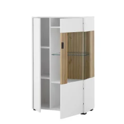 Wohnen TV Anbauwand Set modern - Nenaloro (vierteilig)