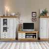 Wohnen Wohnwände|Wohnwand*TV Anbauwand Sibiuta in Weiß Kiefer teilmassiv (dreiteilig)