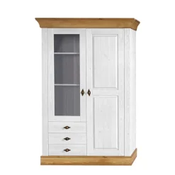 Wohnen Wohnwände|Wohnwand*TV Anbauwand Sibiuta in Weiß Kiefer teilmassiv (dreiteilig)