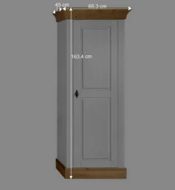 Wohnen Wohnwände|Wohnwand*TV Anbauwand Sibiuta in Weiß Kiefer teilmassiv (dreiteilig)