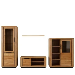 Wohnen Wohnwände|Wohnwand*TV Anbauwand teilmassiv Set - Vlacoma (vierteilig)