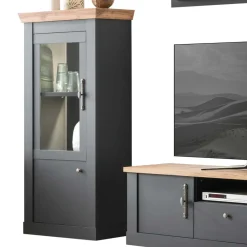 Wohnen TV Anbauwand Wohnzimmermöbel Set - Lionel (vierteilig)