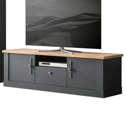 Wohnen TV Anbauwand Wohnzimmermöbel Set - Lionel (vierteilig)