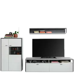 Wohnen TV Anbauwand-Möbel als Set - Loazin (dreiteilig)