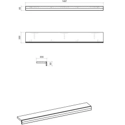 Wohnen Wohnwände|Wohnwand*TV Board & Wandboard & Highboard - Lioscas (dreiteilig)