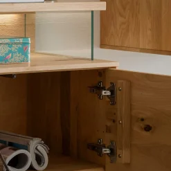 Wohnen Wohnzimmerschränke|Wohnwände*TV Board & Wandboard & Vitrine Set - Millena (dreiteilig)