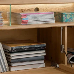 Wohnen Wohnzimmerschränke|Wohnwände*TV Board & Wandboard & Vitrine Set - Millena (dreiteilig)