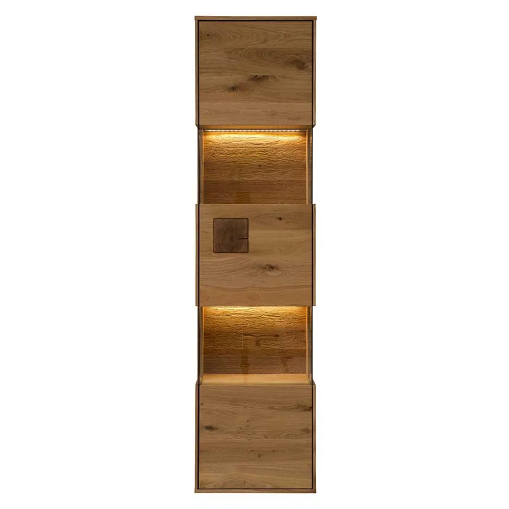 Wohnen Wohnzimmerschränke|Wohnwände*TV Board & Wandboard & Vitrine Set - Millena (dreiteilig)