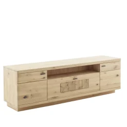 Wohnen Tv & Hifi-Möbel|Tv & Hifi-Möbel*TV Board aus hellem Asteiche Massivholz - Losiamos