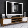 Wohnen Tv & Hifi-Möbel|Tv & Hifi-Möbel*TV Board aus Wildeiche Massivholz & MDF - Diesta